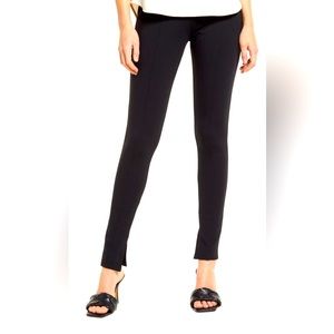NWT - Halogen Essential Ponte Black Leggings Size Large